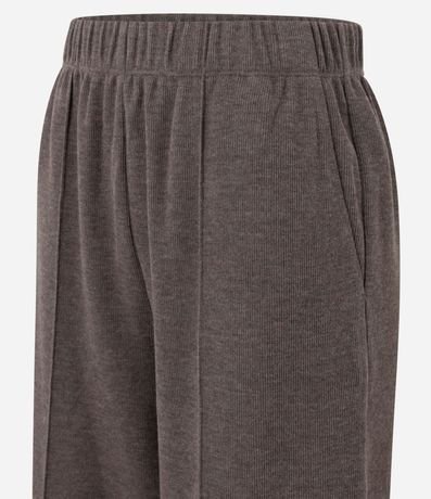 Pantalón Wide Leg en Algodón sin Felpa 7