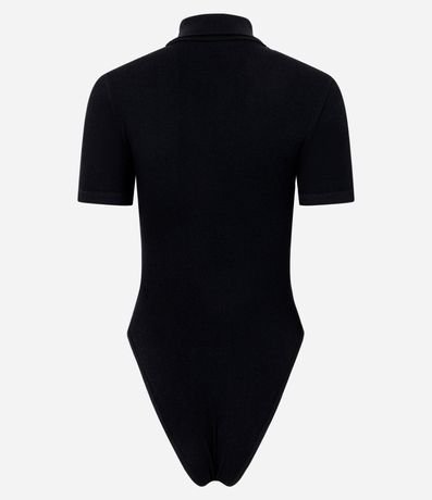 Body Seamless con Cuello Polo y Cremallera Delantera 3