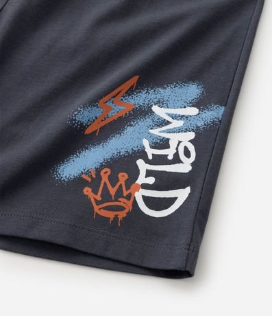 Pijama Infantil corto con Estampa de Dinosaurio - Talle 5 a 14 años 8