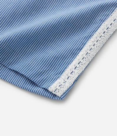 Pantalón Infantil en Tricolina con Rayas y Cordón – Talle 5 a 14 años 4