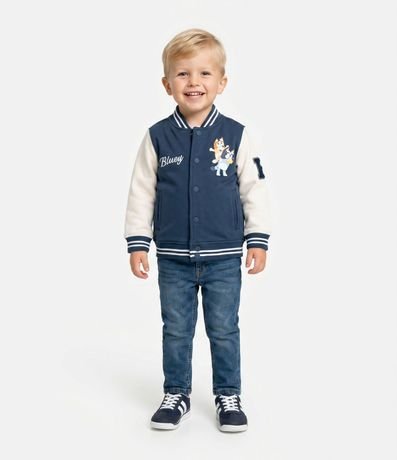 Buzo Infantil Bomber con Estampado Bluey – Talle 1 a 6 años