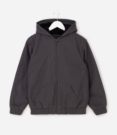 Campera Bomber Infantil con Forro Carnero - Talle 5 a 14 años