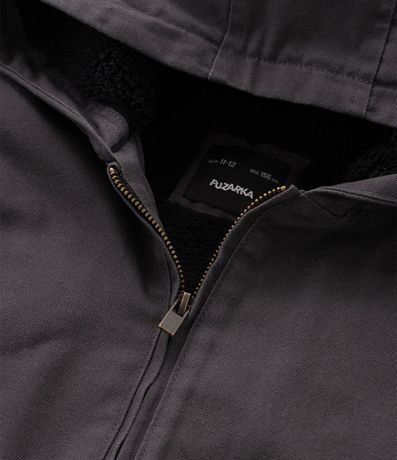 Campera Bomber Infantil con Forro Carnero - Talle 5 a 14 años 4
