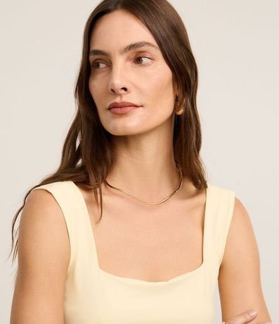 Blusa en Poliamida con Escote Cuadrado 4