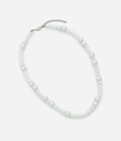 Collar Corto en Perla Artificial 2