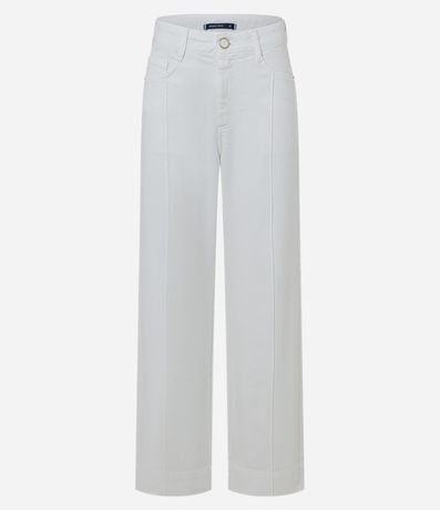 Pantalón recto Comfort Cintura Alta en Sarga 5