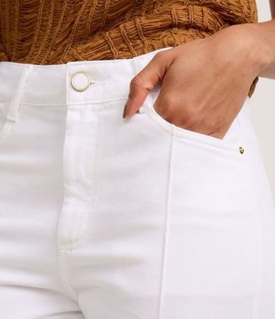 Pantalón recto Comfort Cintura Alta en Sarga 4