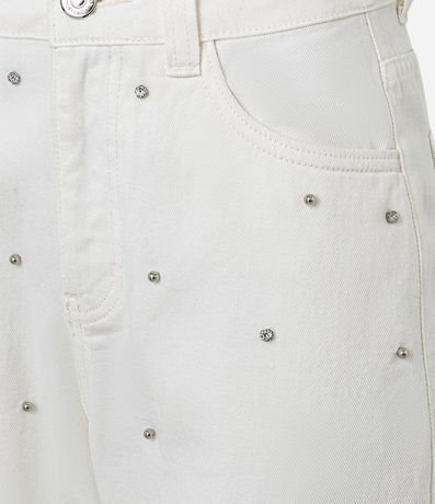 Pantalón Mom Comfort en Sarga con Brillo 6