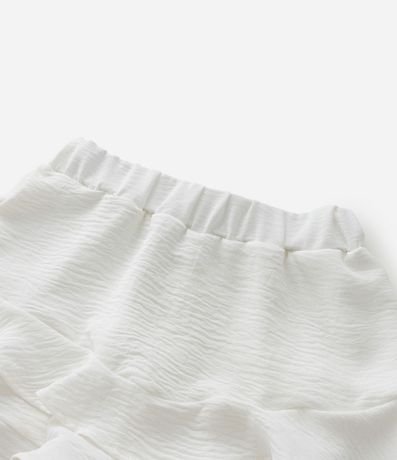 Short Pollera Infantil en Airflow con Volados - Talle 7 a 14 años 5