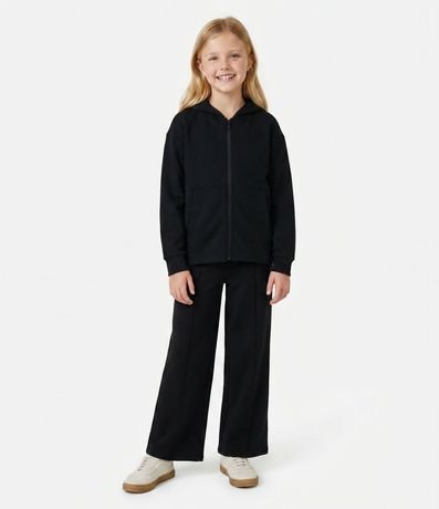Campera Infantil con Capucha y Cremallera - Talle 5 A 14 años