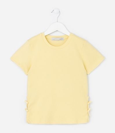 Blusa Slim Infantil con Abertura y Lazos Laterales - Talle 7 a 14 años 2
