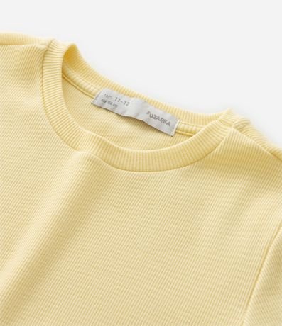 Blusa Slim Infantil con Abertura y Lazos Laterales - Talle 7 a 14 años 5