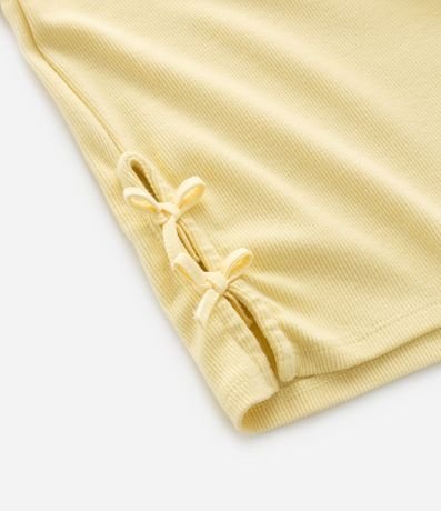 Blusa Slim Infantil con Abertura y Lazos Laterales - Talle 7 a 14 años 6