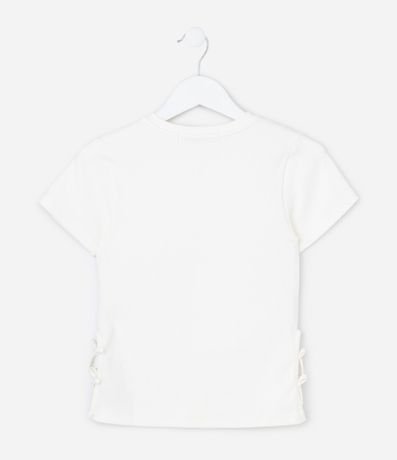 Blusa Slim Infantil con Abertura y Lazos Laterales - Talle 7 a 14 años 3