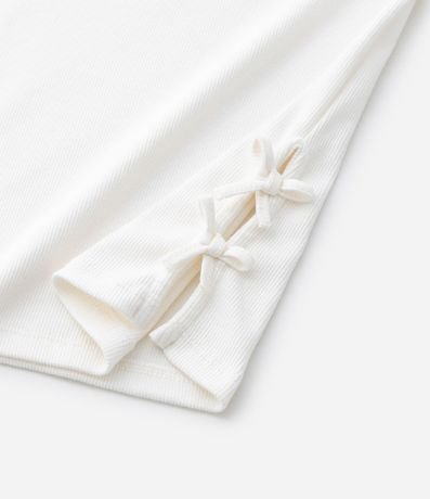 Blusa Slim Infantil con Abertura y Lazos Laterales - Talle 7 a 14 años 6