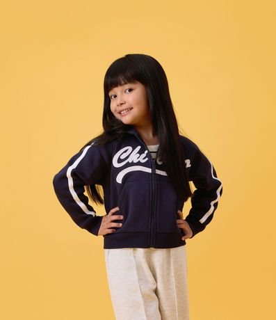 Campera Infantil con Capucha y Lettering Chicago – Talle 5 a 14 años 1