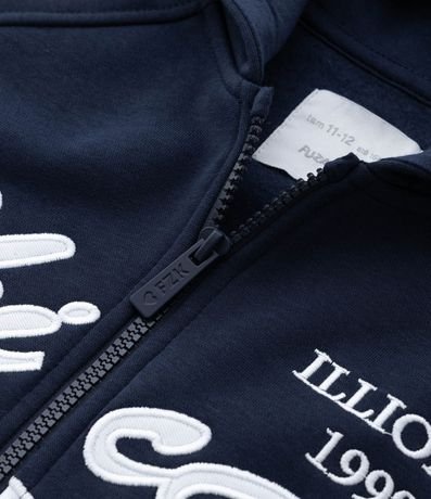 Campera Infantil con Capucha y Lettering Chicago – Talle 5 a 14 años 6