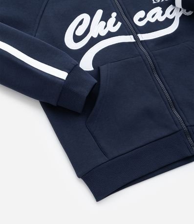 Campera Infantil con Capucha y Lettering Chicago – Talle 5 a 14 años 7