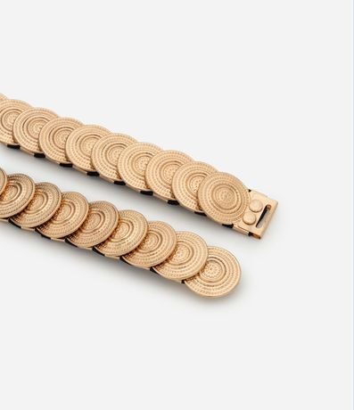 Cinturón Mediano con Elástico y Discos Metalizados 2