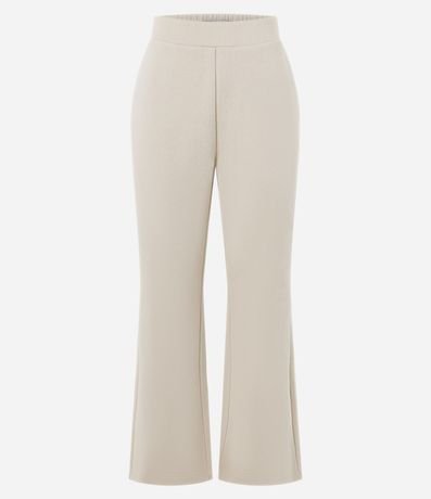 Pantalón Algodón con Felpa y Cintura Elástica