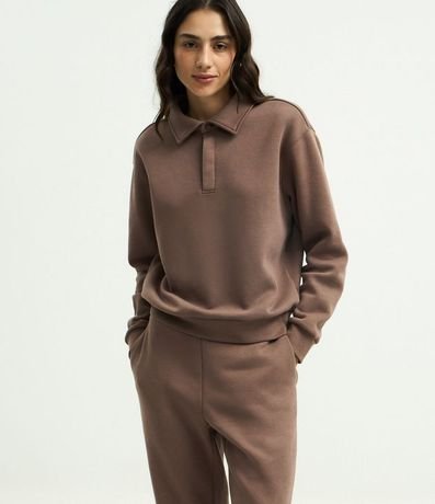 Pantalón Algodón con Felpa y Cintura Elástica 4