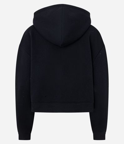 Saco en Microfibra con Capucha y Pipping Contrastante 2