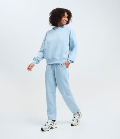 Pantalón Jogger en Algodón con Cintura con Elástico