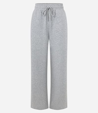 Pantalón Recto en Algodón con Felpa y Cintura Ajustable 5