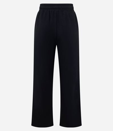 Pantalón Recto en Algodón con Felpa y Cintura Ajustable 5