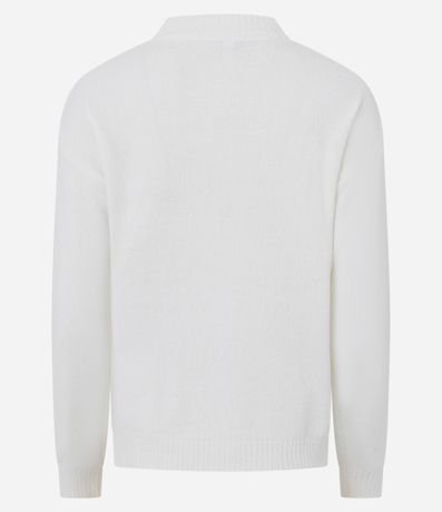 Blusa Slim en Punto Chenille con Cuello Redondo 6