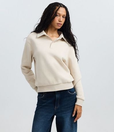 Saco cerrado en Algodón con Cuello Polo 1