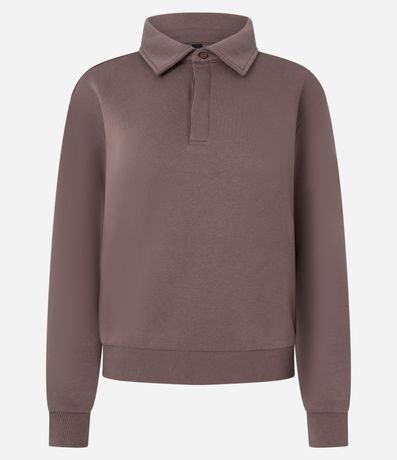 Saco cerrado en Algodón con Cuello Polo 4