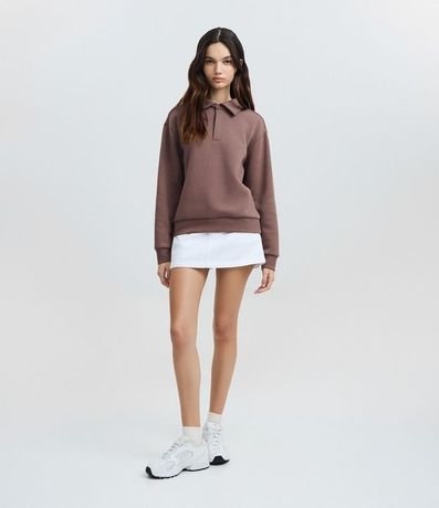 Saco cerrado en Algodón con Cuello Polo 2