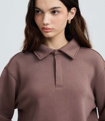 Saco cerrado en Algodón con Cuello Polo 3