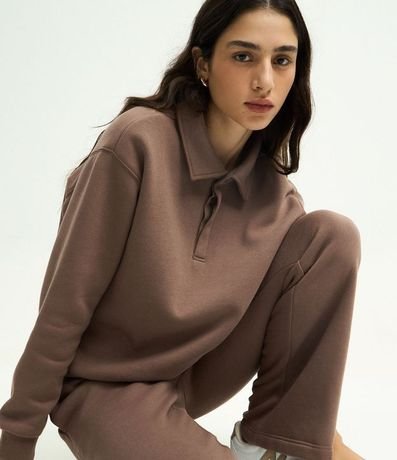 Saco cerrado en Algodón con Cuello Polo 4