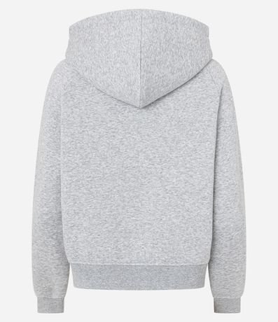 Saco en Algodón con Capucha y Cremallera Delantera 7