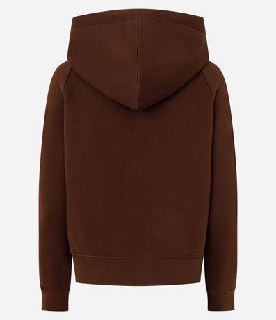 Saco en Algodón con Capucha y Cremallera Delantera 6