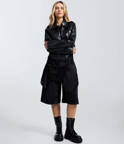 Campera en PU con Cremallera 2