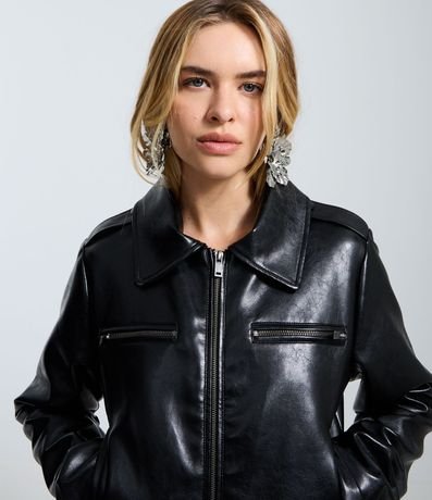 Campera en PU con Cremallera 3
