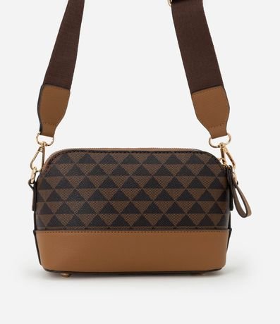 Cartera Transversal Pequeña con Estampa Triangular 3