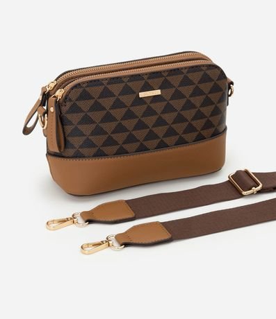 Cartera Transversal Pequeña con Estampa Triangular 7
