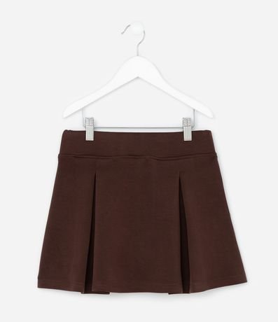 Pollera Infantil en Algodón con Pliegues Peach Touch – Talle 5 a 14 años 3