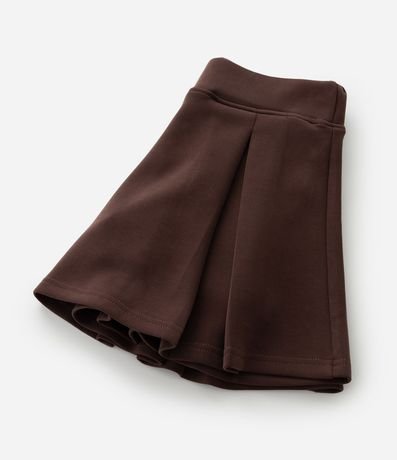 Pollera Infantil en Algodón con Pliegues Peach Touch – Talle 5 a 14 años 5