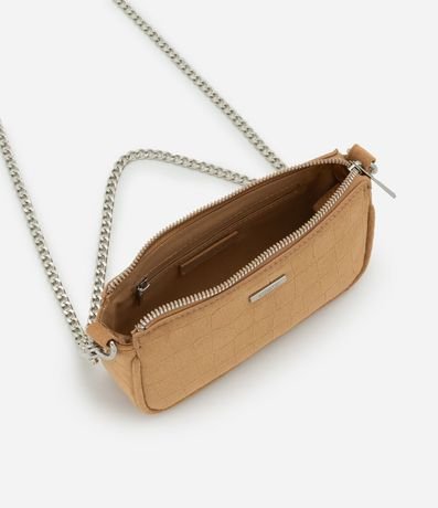 Cartera Baguette Pequeña con Asa de Cadena 4
