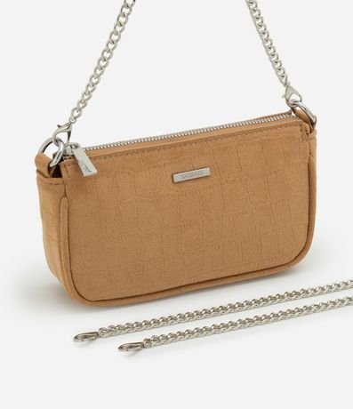 Cartera Baguette Pequeña con Asa de Cadena 5