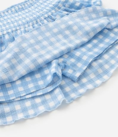 Pollera Infantil Vichy con Cintura Lastex - Talle 5 a 14 años 7