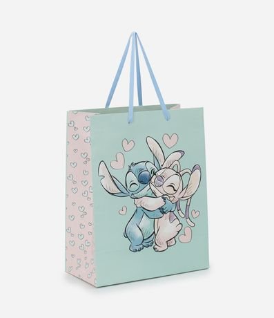 Bolsa de de Regalo Mediano con Estampa Stitch y Angel