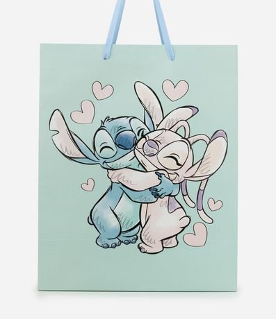 Bolsa de de Regalo Mediano con Estampa Stitch y Angel 2