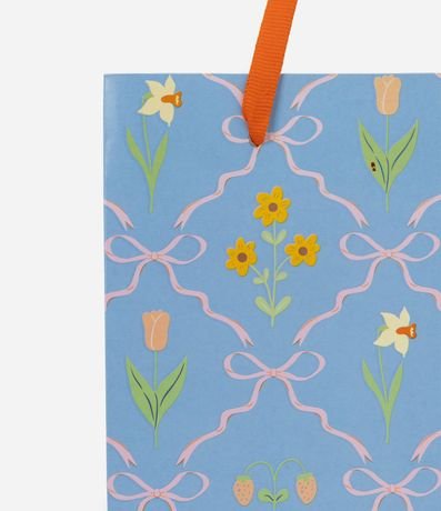 Embalaje de Regalo Pequeña con Estampado de Tulipanes 3