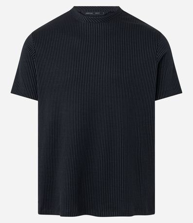 Remera Slim Acanalada con Textura Vertical 6